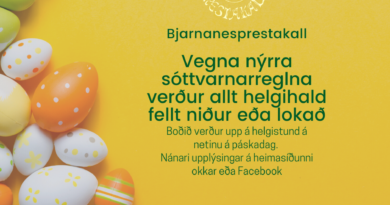 Breytingar á páskahelgihaldi vegna nýrra sóttvarnarreglna Breytingar á páskahelgihaldi vegna nýrra sóttvarnarreglna