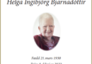 Útför Helgu Ingibjargar Bjarnadóttur