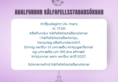 Aðalfundur Kálfafellsstaðarsóknar