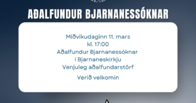 Aðalfundur Bjarnanessóknar