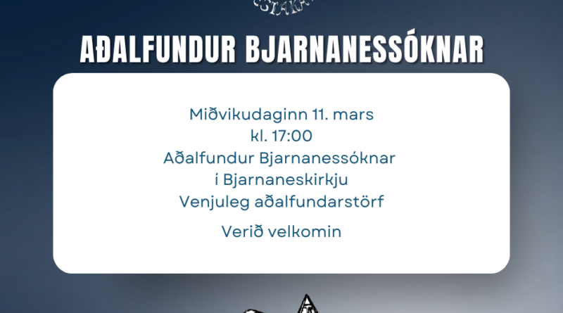 Aðalfundur Bjarnanessóknar